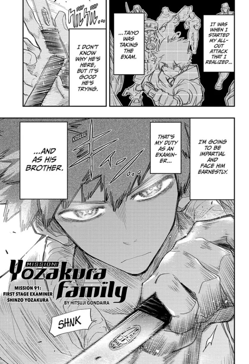 Mission: Yozakura Family Chapter 91 page 1