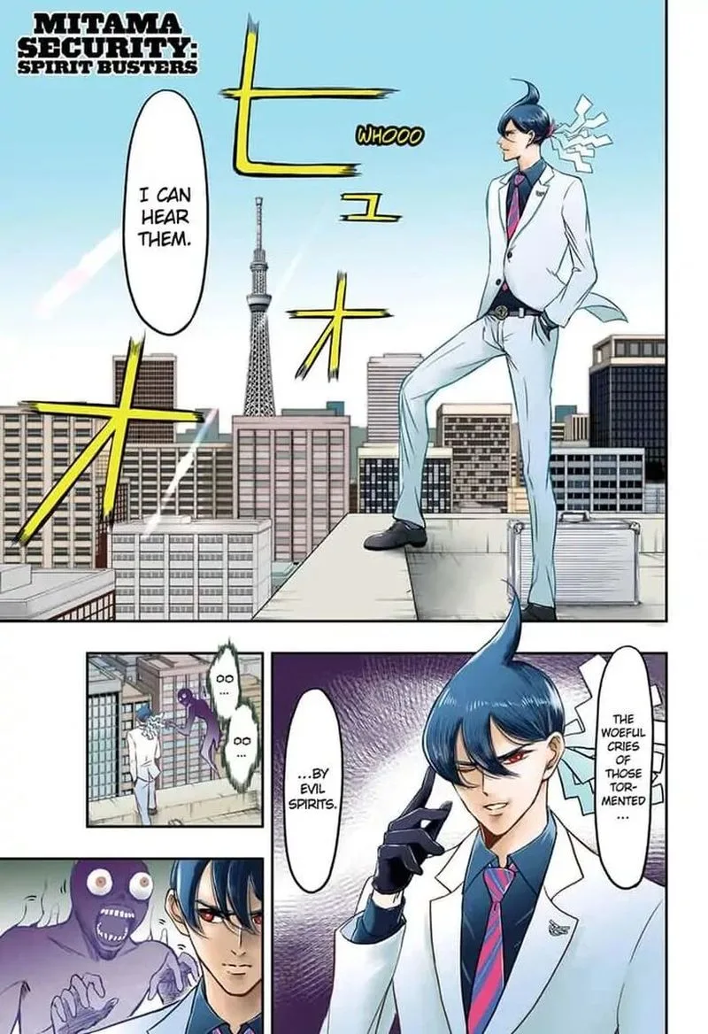 Mitama Security: Spirit Busters Chapter 1 page 1