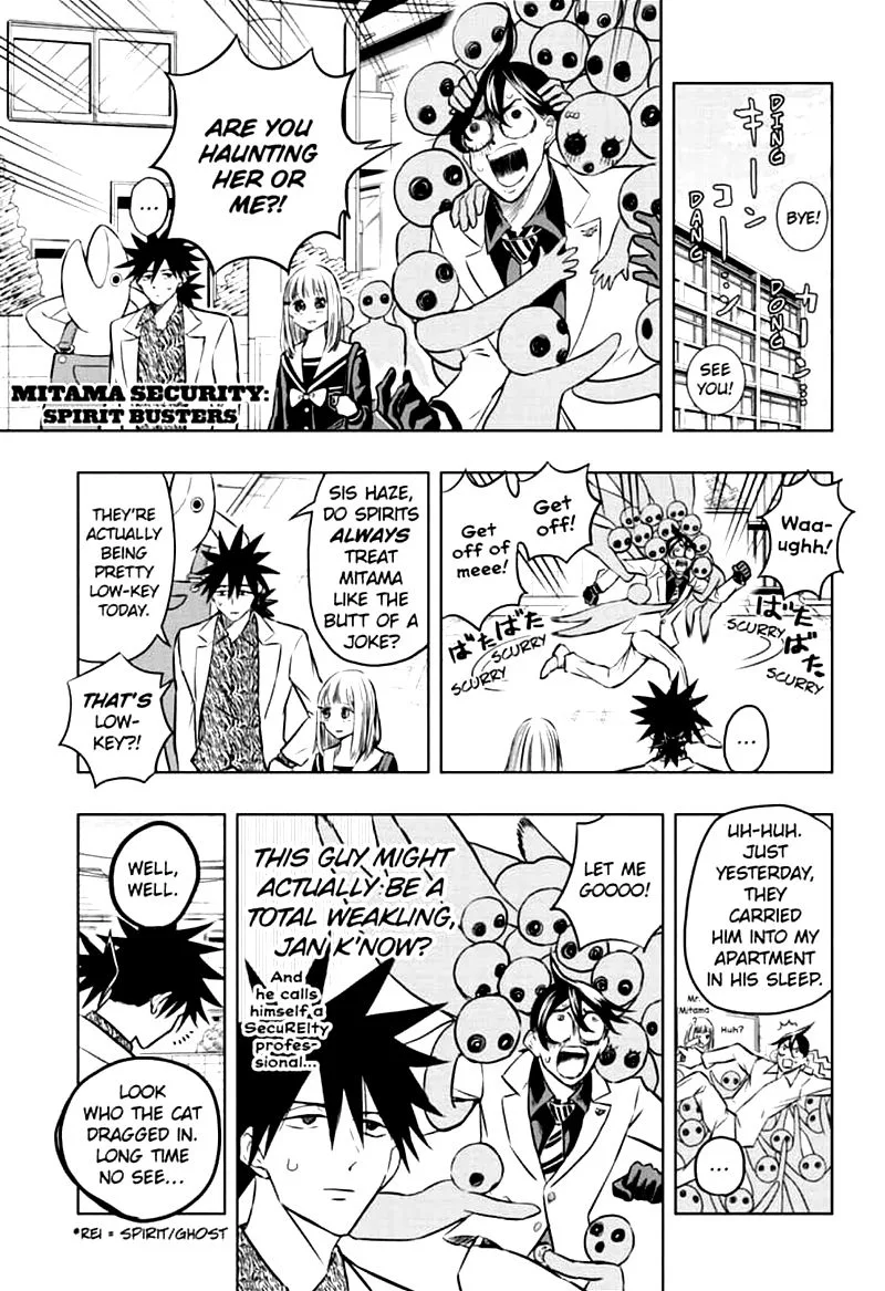 Mitama Security: Spirit Busters Chapter 35 page 1