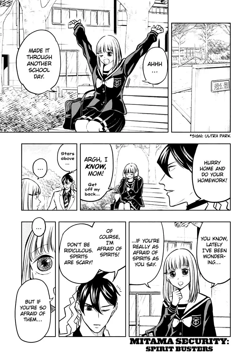 Mitama Security: Spirit Busters Chapter 36 page 1