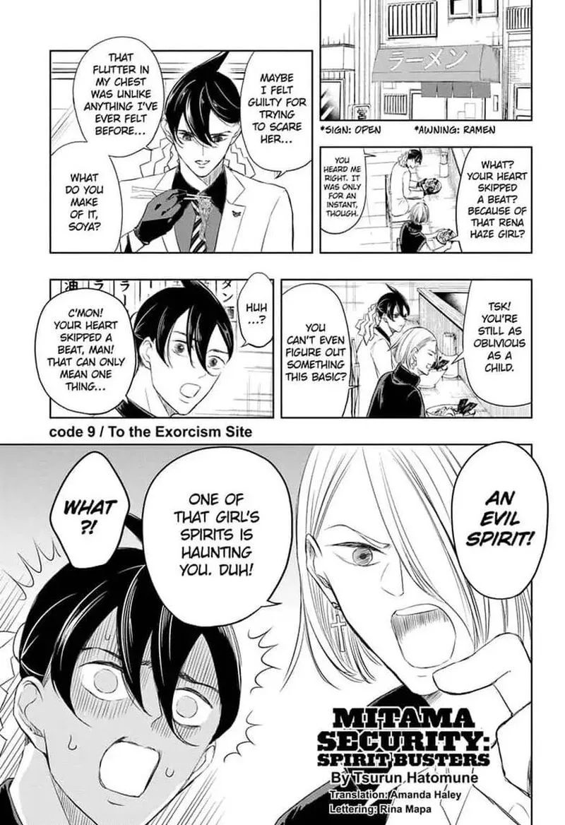 Mitama Security: Spirit Busters Chapter 9 page 1