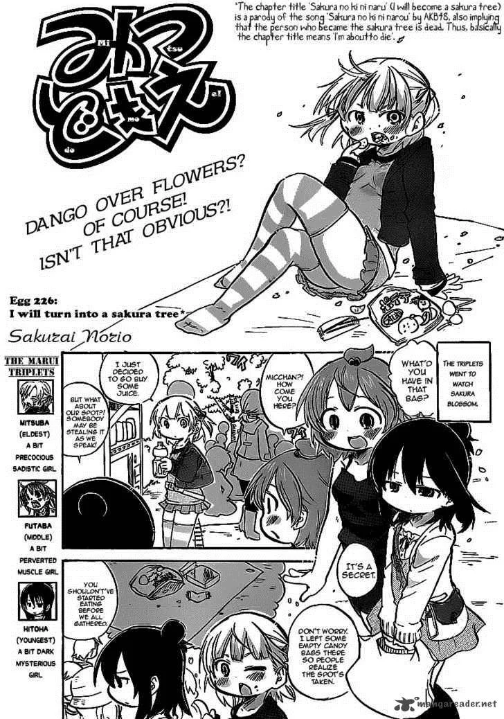 Mitsudomoe Chapter 226 page 1