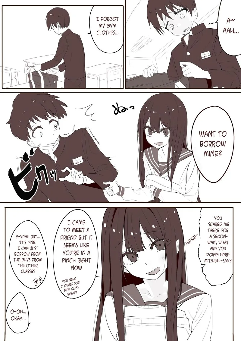 Mitsuishi-san is Being Weird This Year Chapter 2 page 1