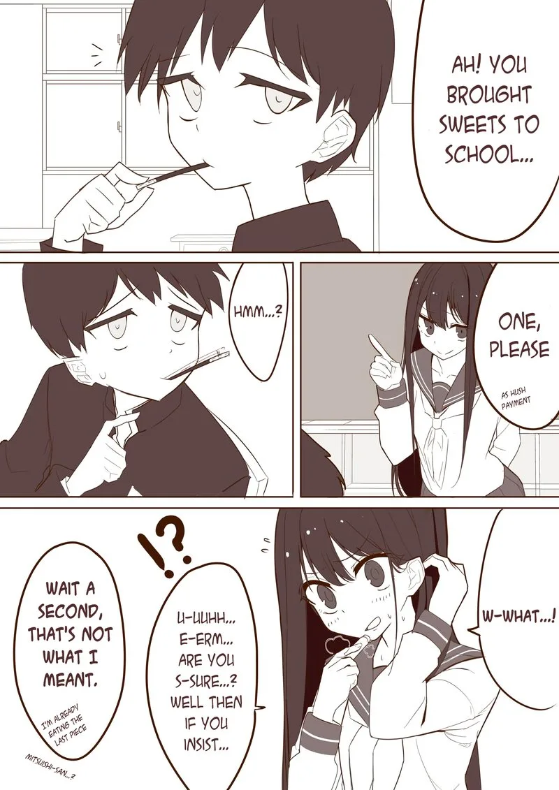 Mitsuishi-san is Being Weird This Year Chapter 3 page 1