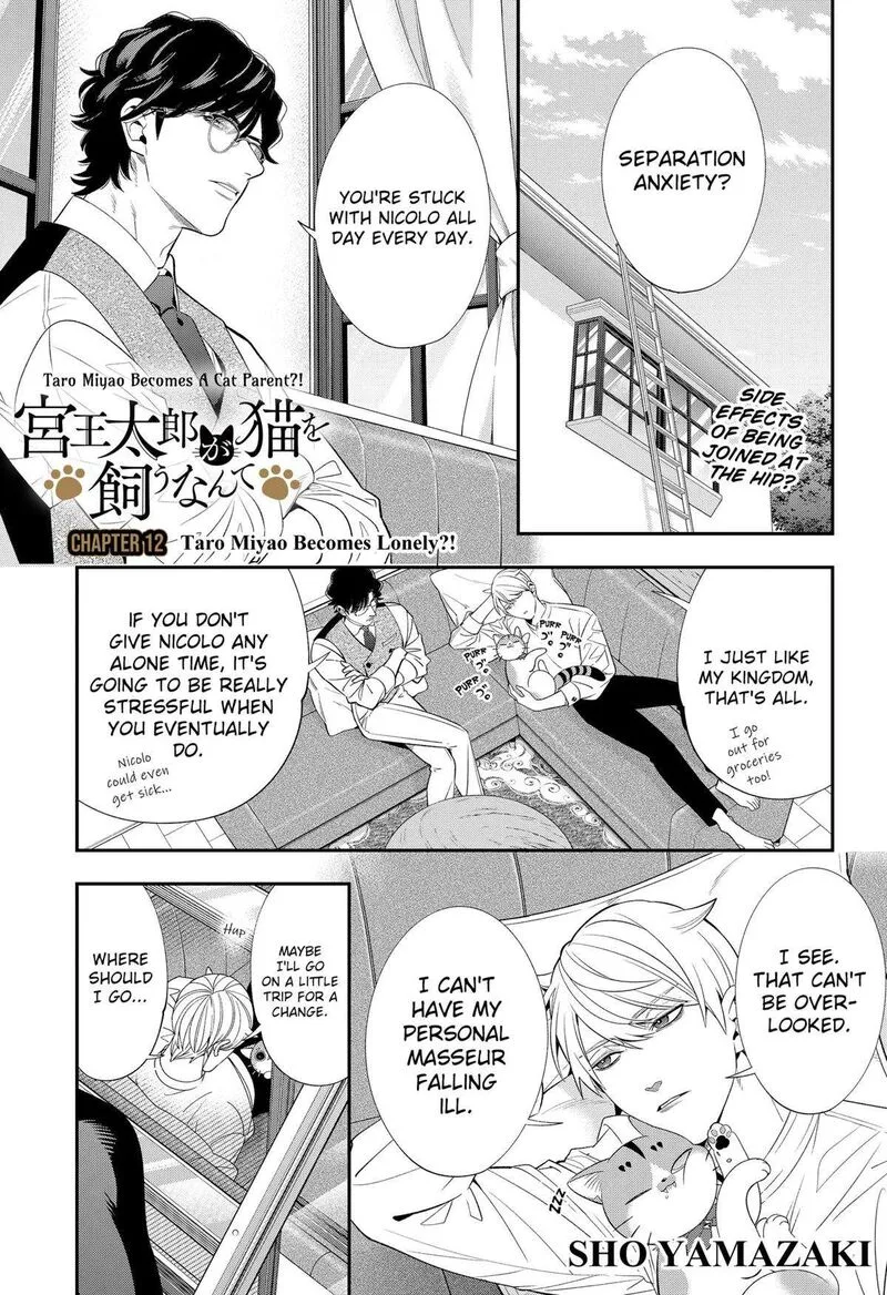 Miyaou Tarou ga Neko wo Kau Nante Chapter 12 page 1