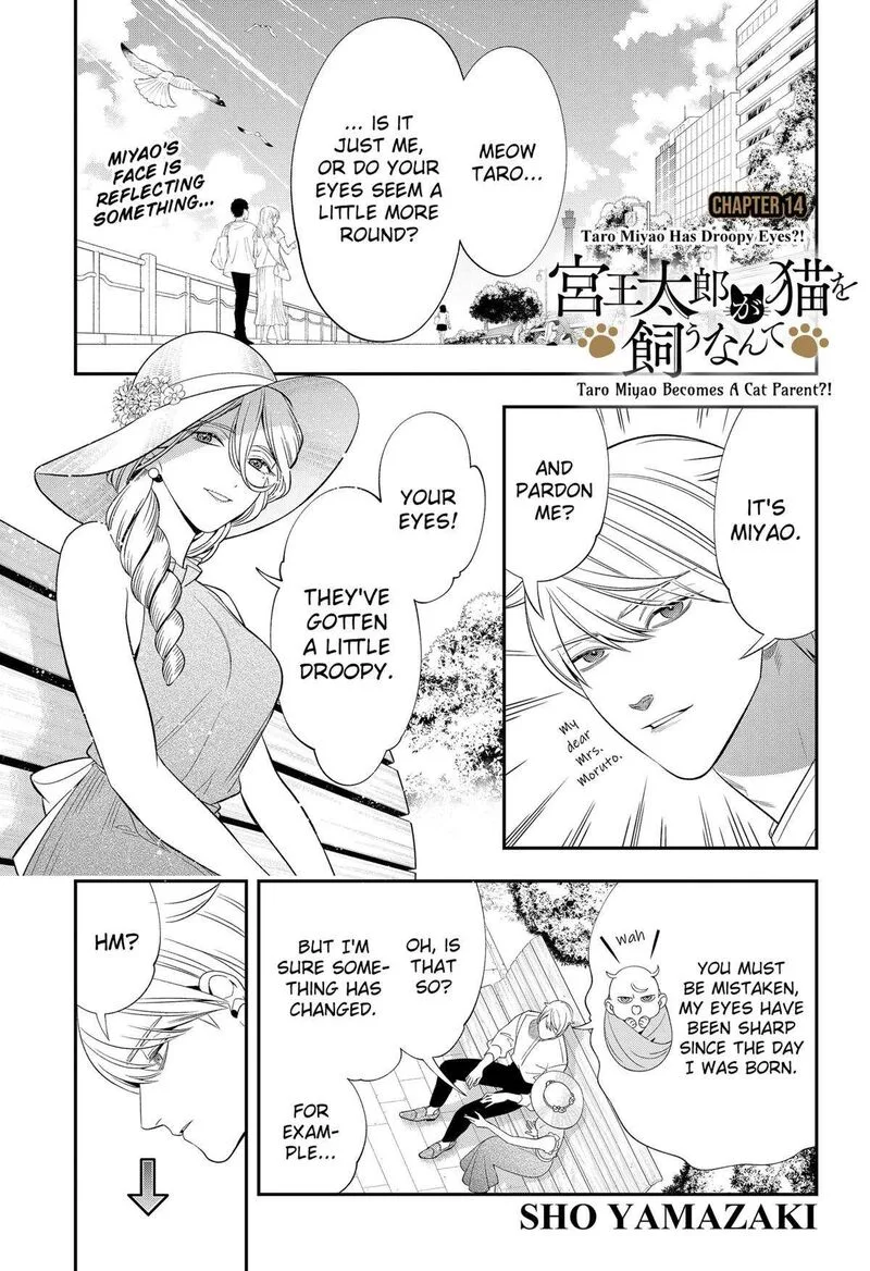 Miyaou Tarou ga Neko wo Kau Nante Chapter 14 page 1