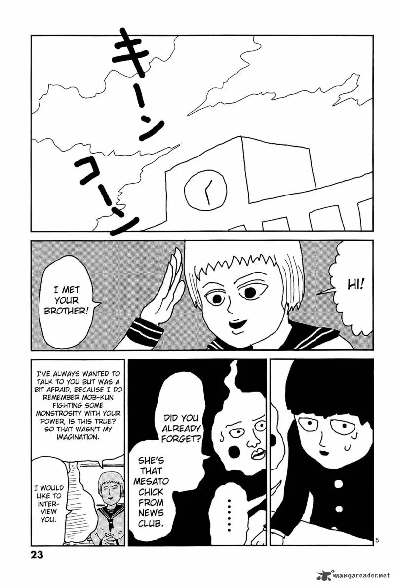 Mob Psycho 100 Chapter 11 page 5