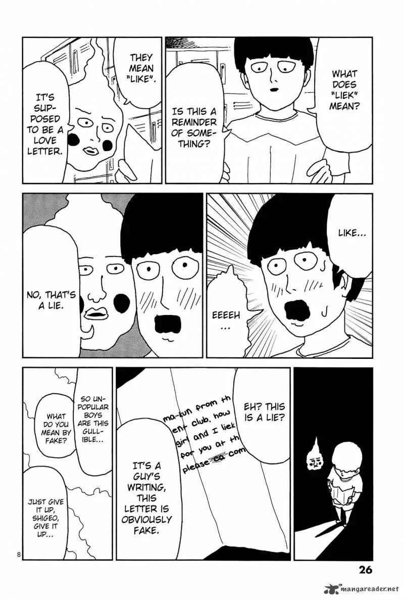 Mob Psycho 100 Chapter 11 page 8