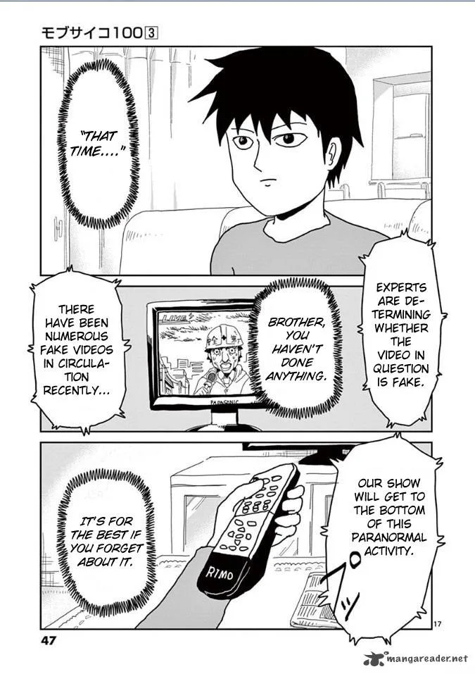 Mob Psycho 100 Chapter 19 page 17
