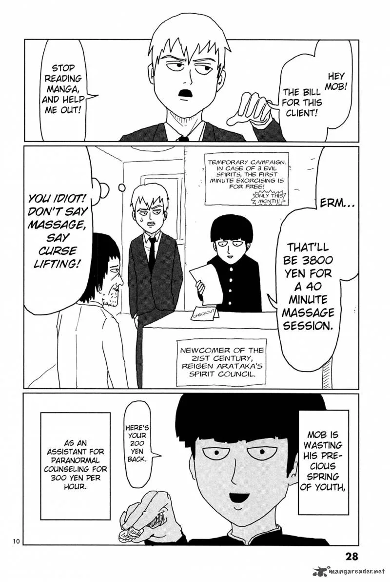 Mob Psycho 100 Chapter 2 page 10