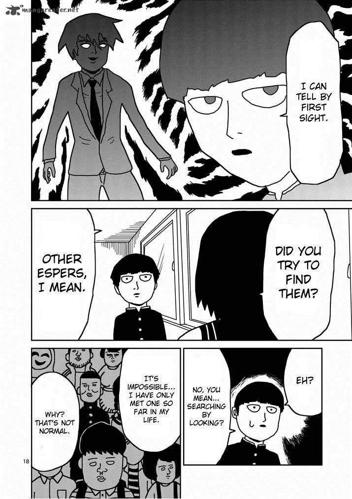 Mob Psycho 100 Chapter 20 page 18