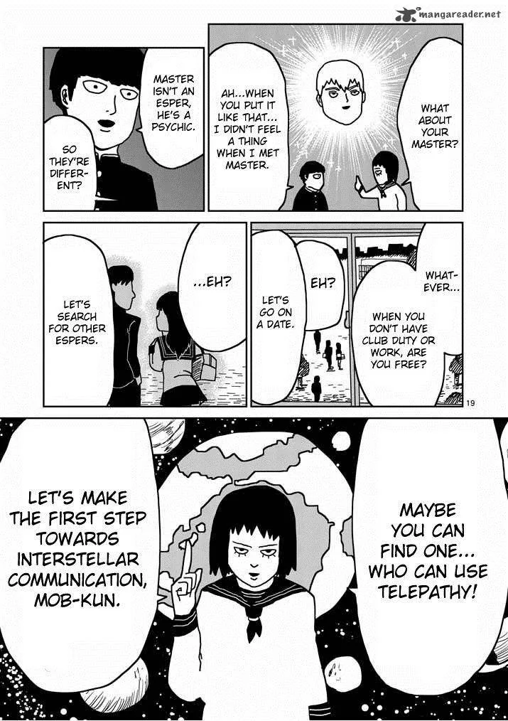 Mob Psycho 100 Chapter 20 page 19