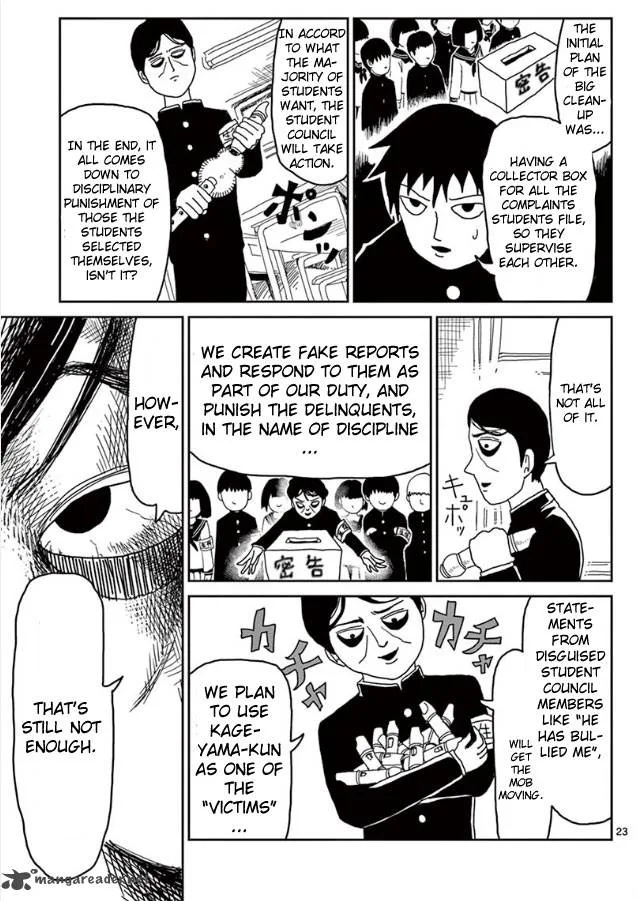 Mob Psycho 100 Chapter 23 page 23