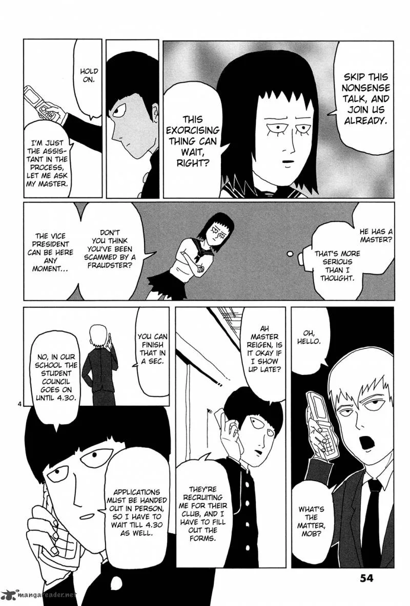 Mob Psycho 100 Chapter 4 page 4