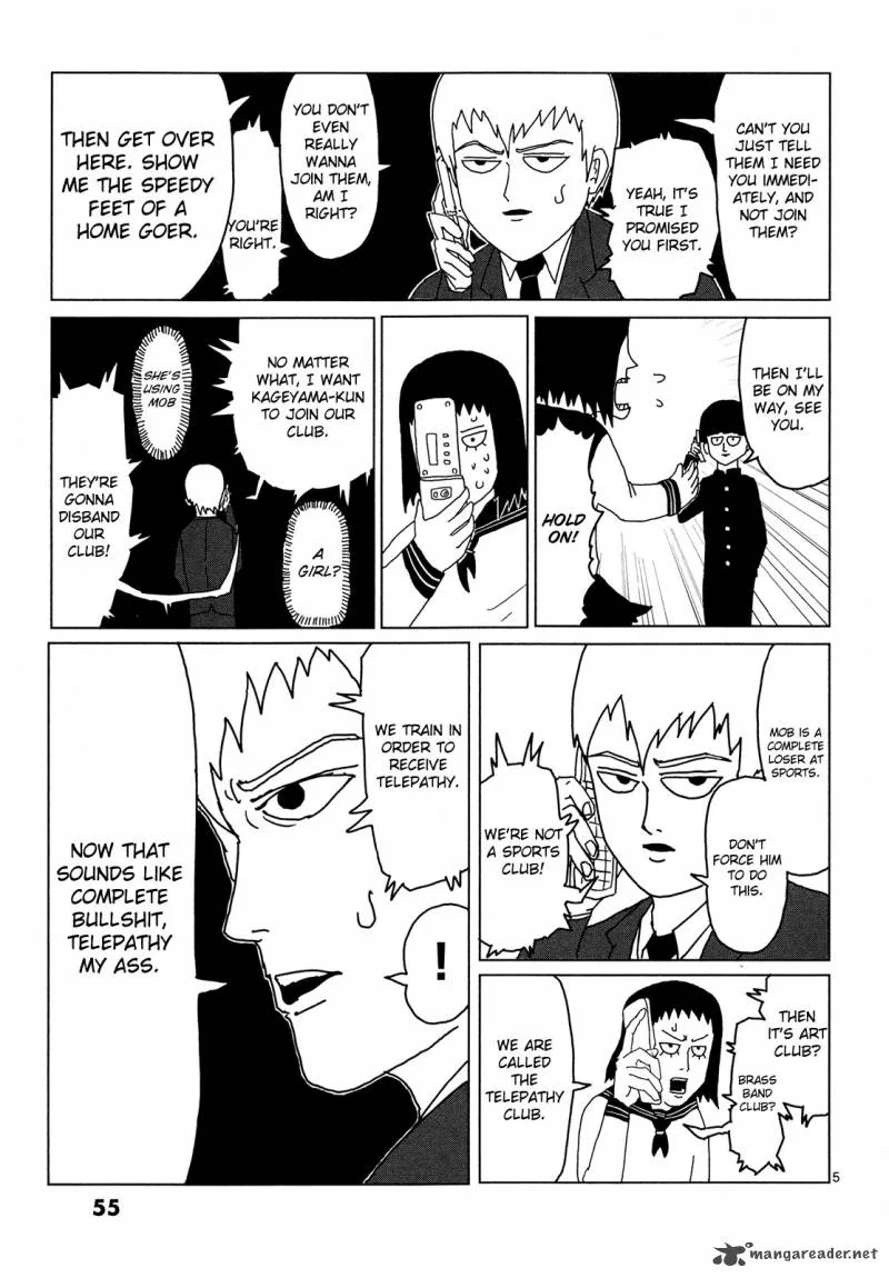 Mob Psycho 100 Chapter 4 page 5