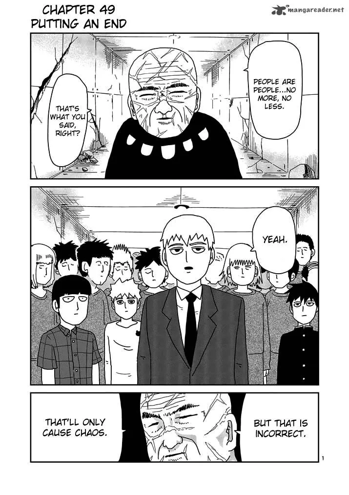 Mob Psycho 100 Chapter 49 page 1