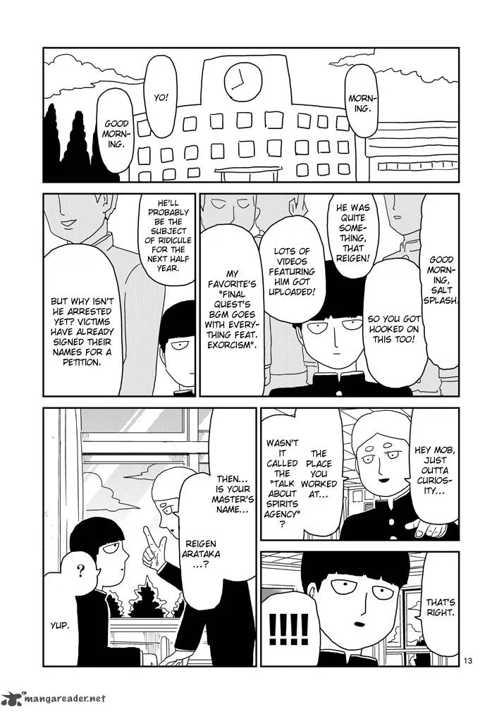 Mob Psycho 100 Chapter 72 page 13