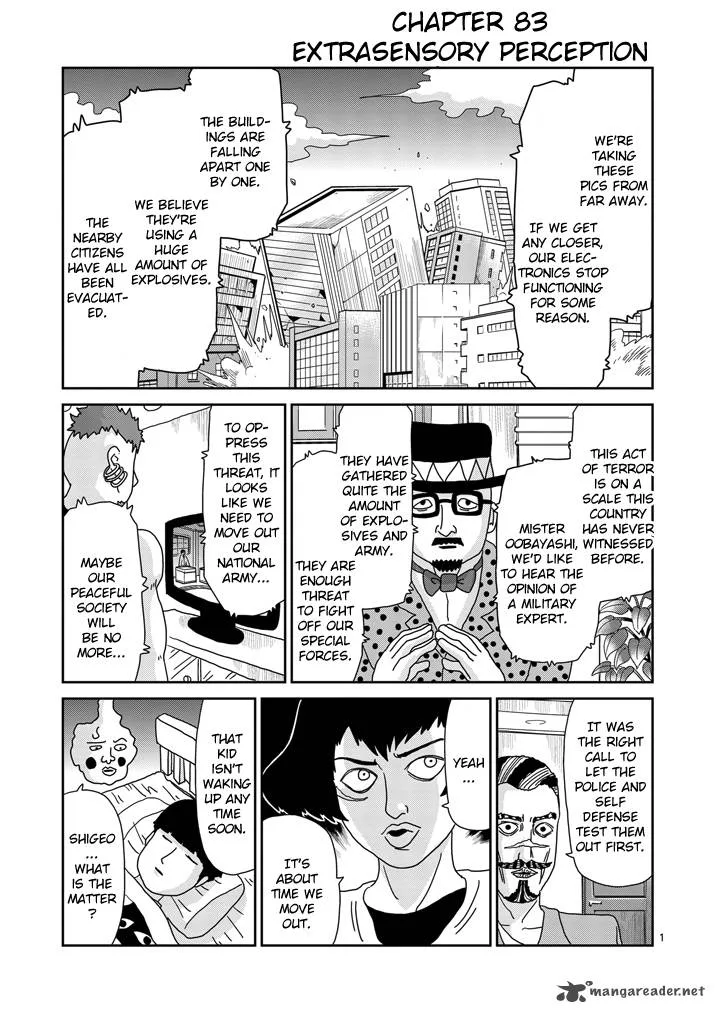 Mob Psycho 100 Chapter 83 page 1