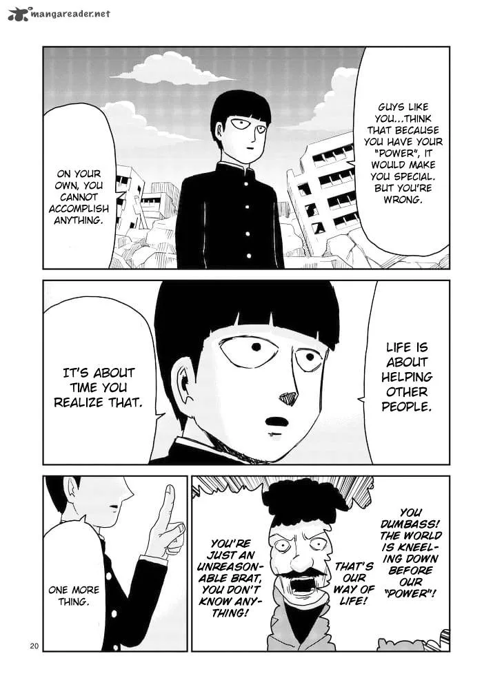 Mob Psycho 100 Chapter 87 page 21