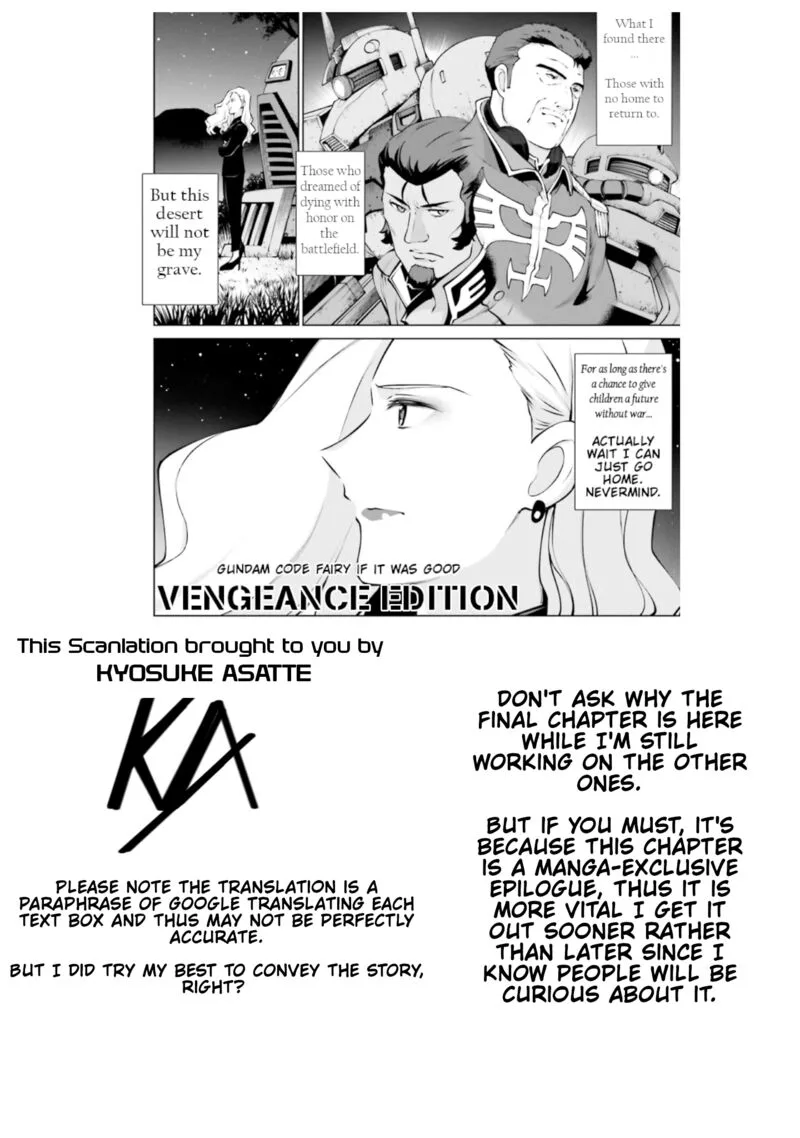 Mobile Suit Gundam: Battle Operation Code Fairy Chapter 23 page 22