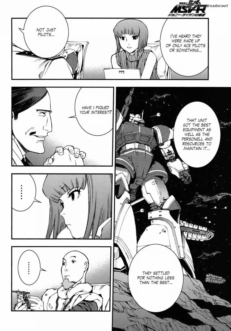 Mobile Suit Gundam MSV-R: Johnny Ridden no Kikan Chapter 8 page 12