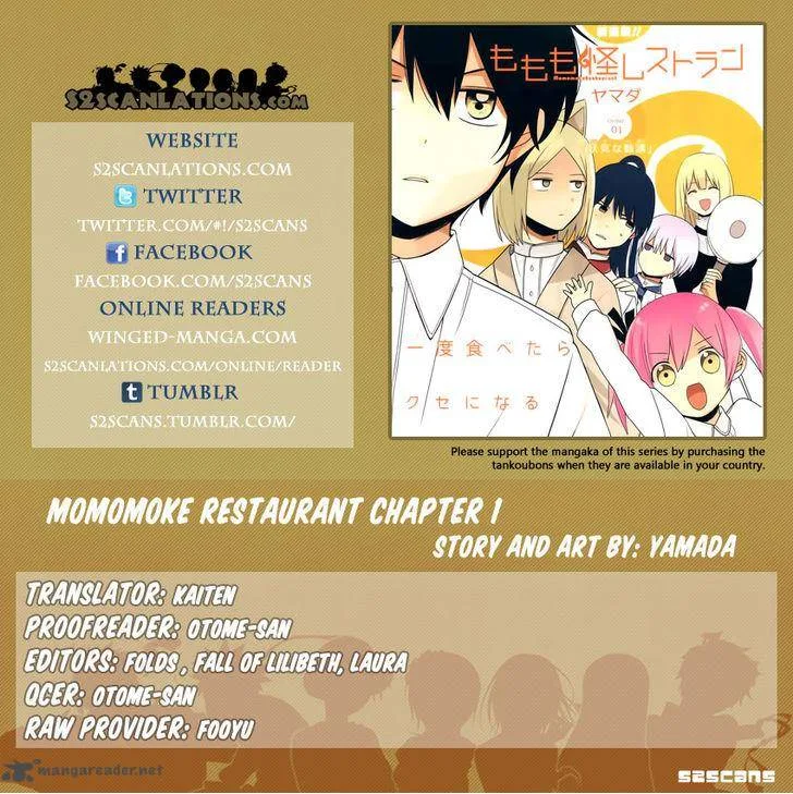 Momomoke Restaurant Chapter 1 page 1