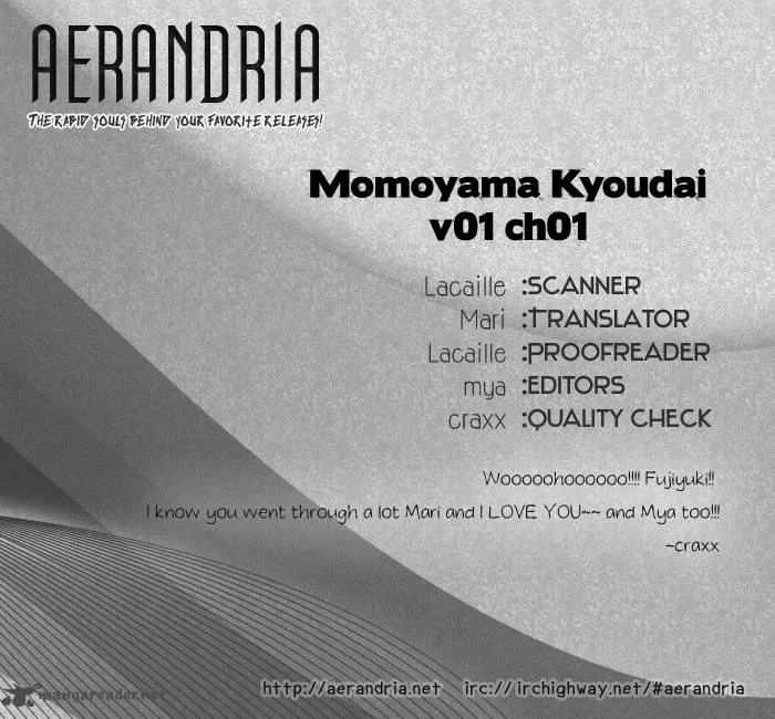 Momoyama Kyodai Chapter 1 page 2