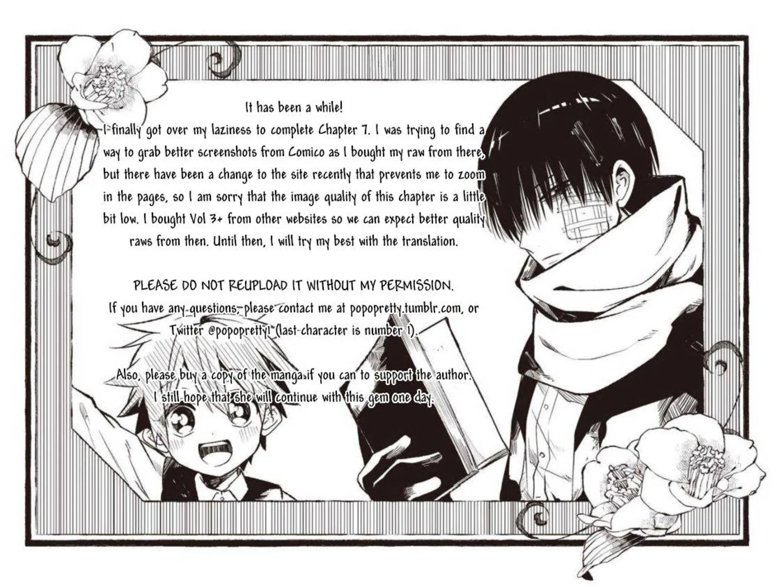 Mononobe Koshoten Kaikitan Chapter 7.1 page 1