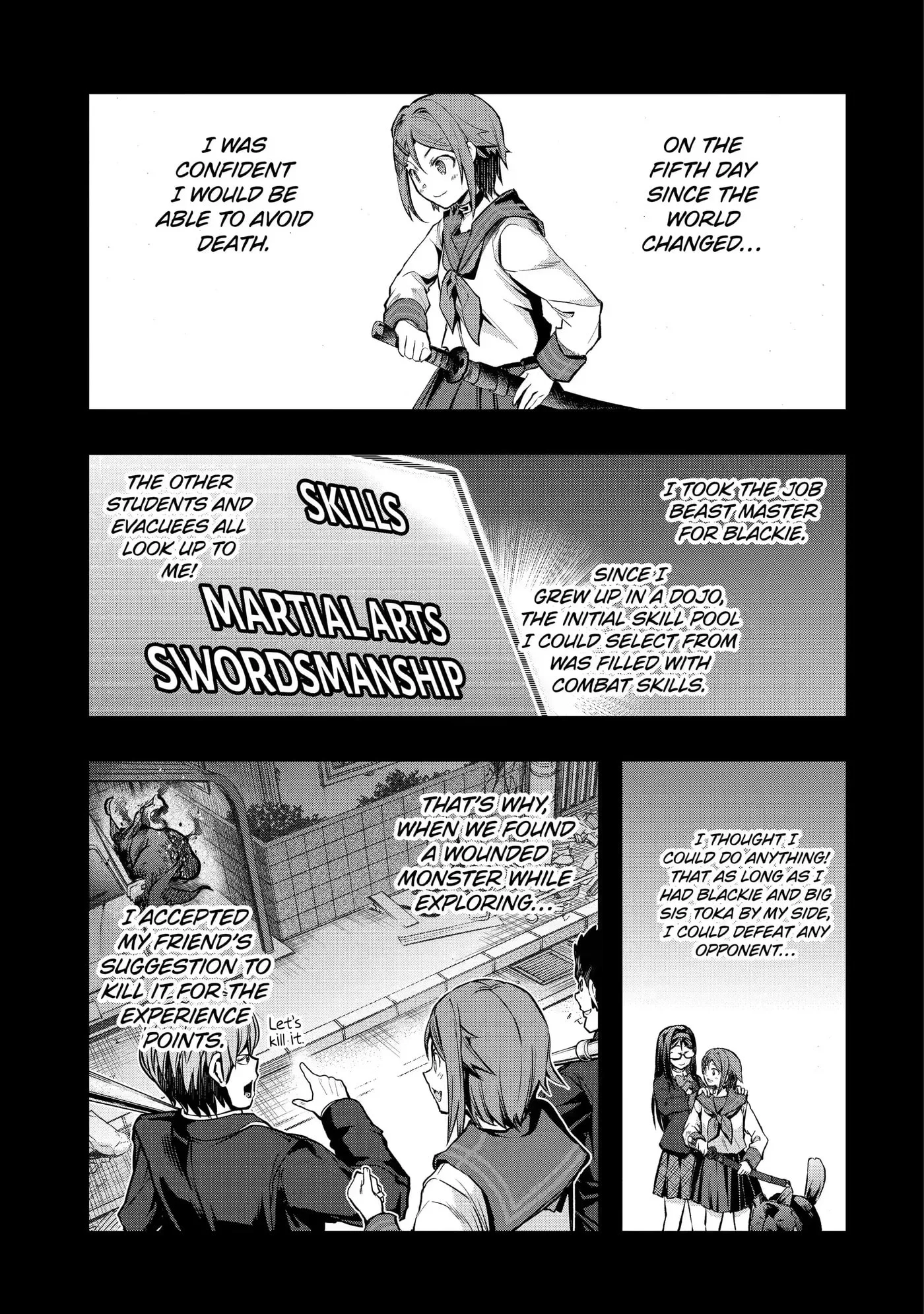 Monster ga Afureru Sekai ni Natta node, Suki ni Ikitai to Omoimasu Chapter 20.1 page 1