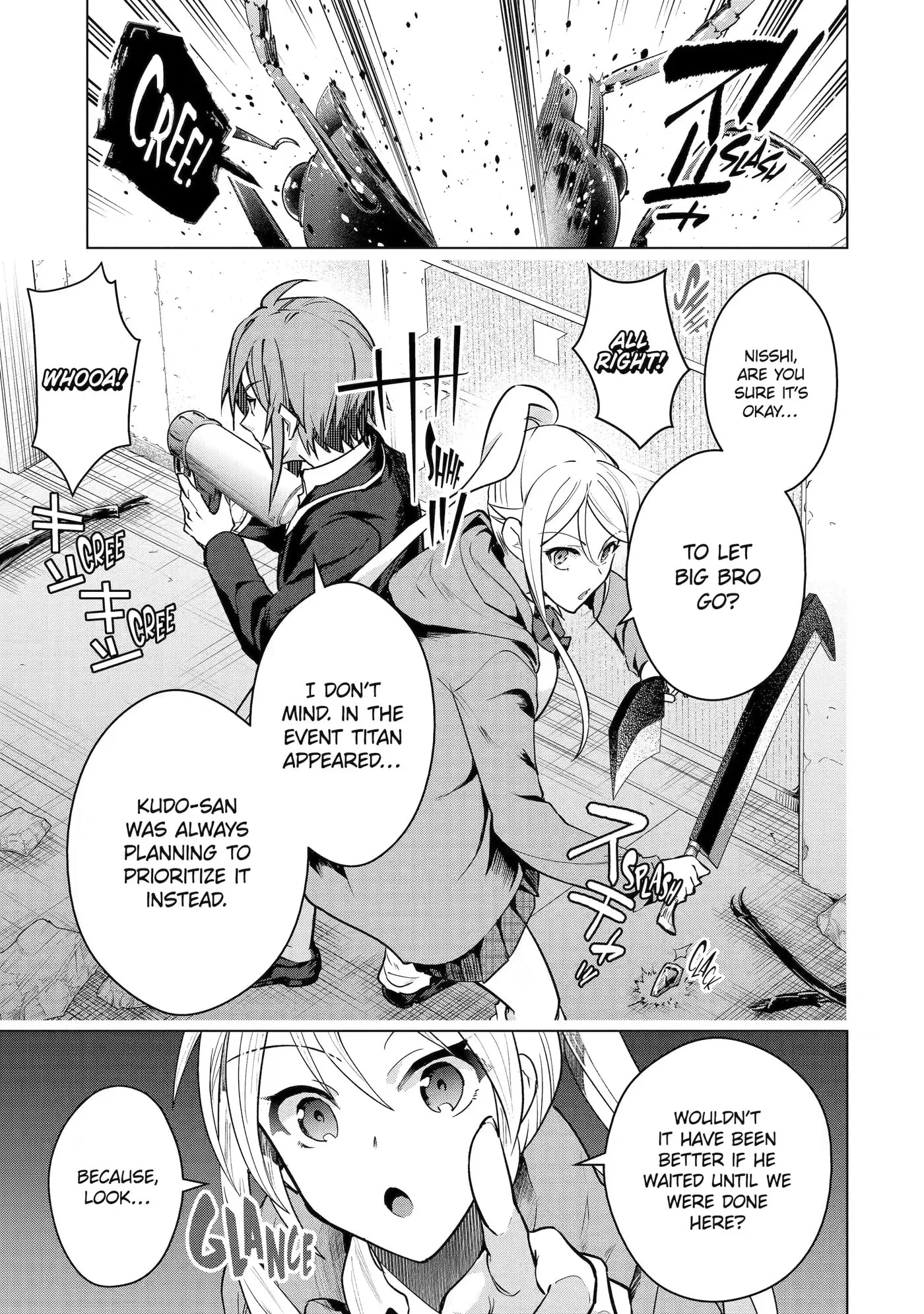 Monster ga Afureru Sekai ni Natta node, Suki ni Ikitai to Omoimasu Chapter 36.1 page 1