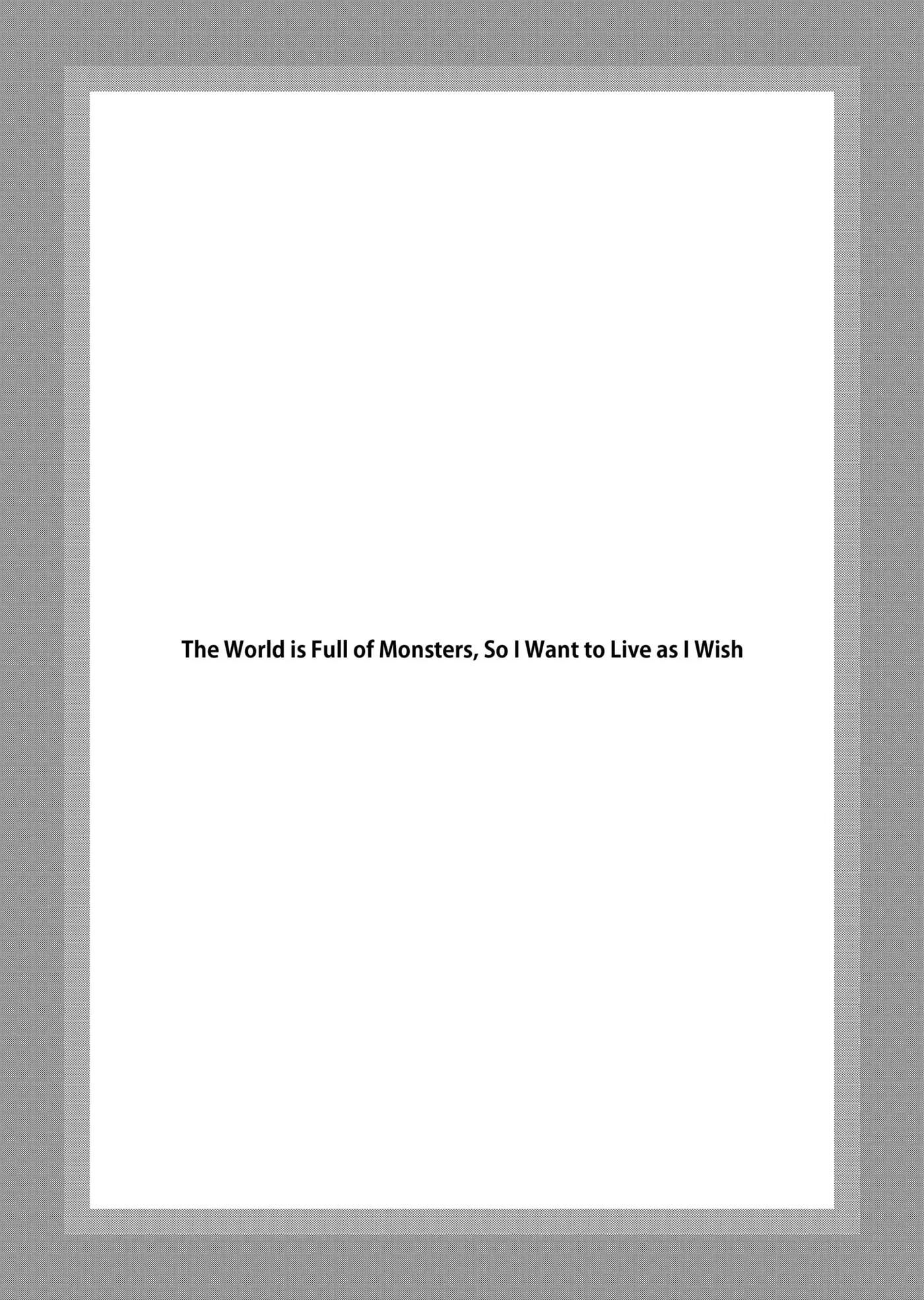 Monster ga Afureru Sekai ni Natta node, Suki ni Ikitai to Omoimasu Chapter 52.1 page 1