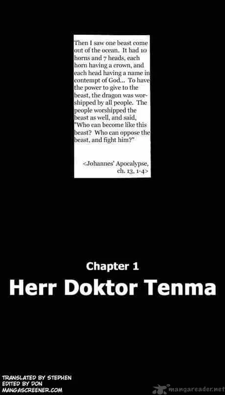 Monster Chapter 1 page 4