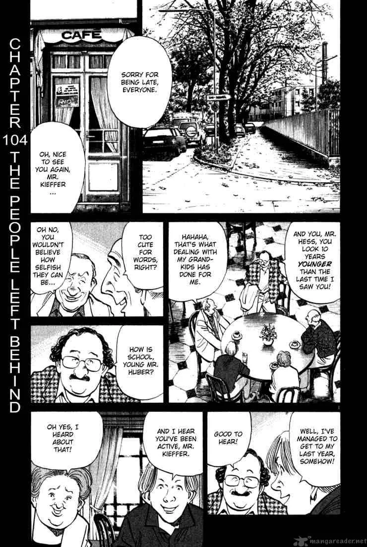 Monster Chapter 104 page 1