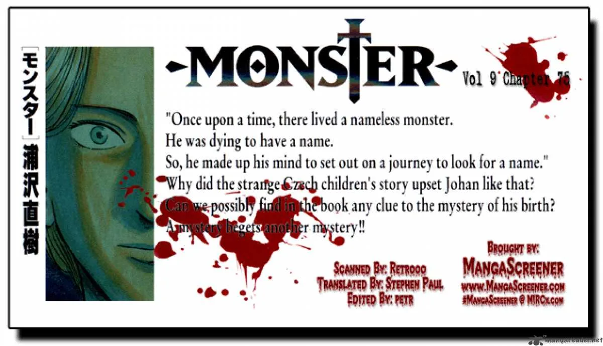 Monster Chapter 75 page 1