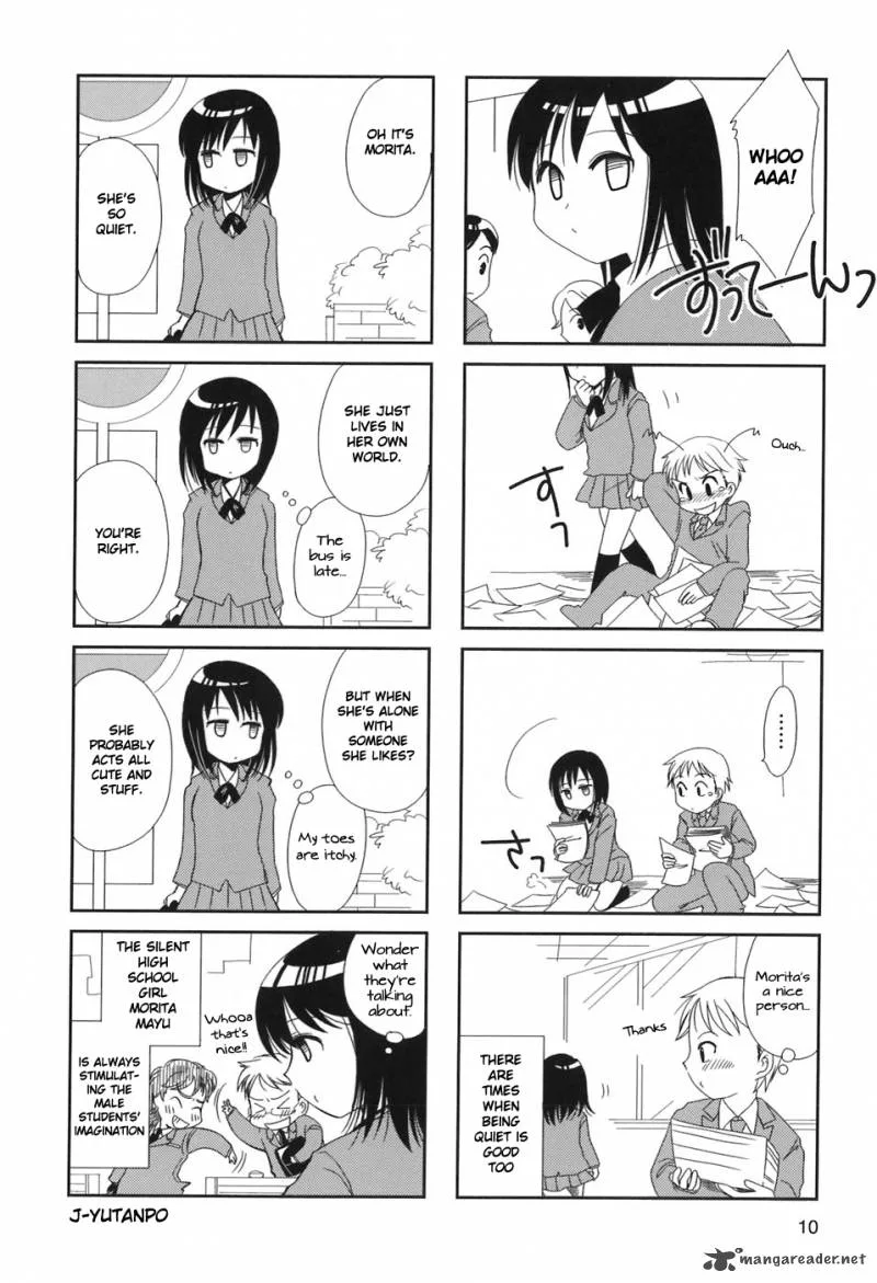 Morita-san wa Mukuchi Chapter 1 page 12