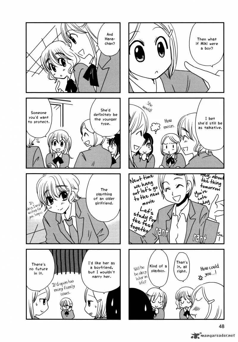 Morita-san wa Mukuchi Chapter 100 page 3