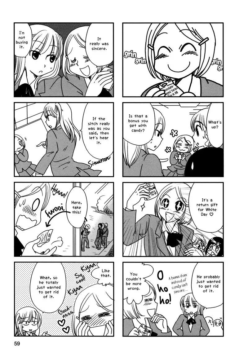 Morita-san wa Mukuchi Chapter 102 page 3