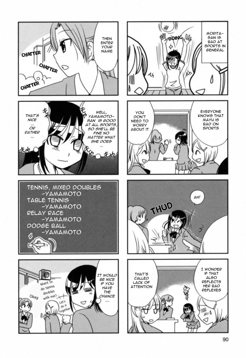 Morita-san wa Mukuchi Chapter 107 page 2
