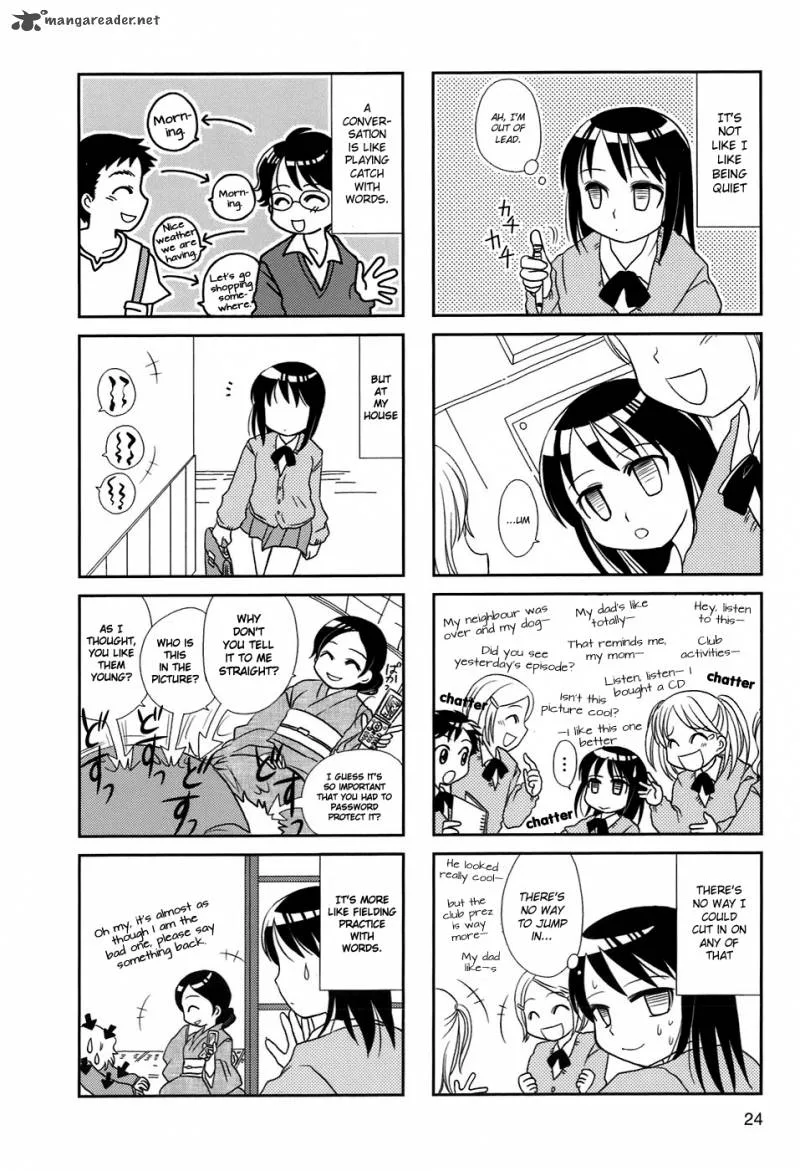 Morita-san wa Mukuchi Chapter 4 page 2