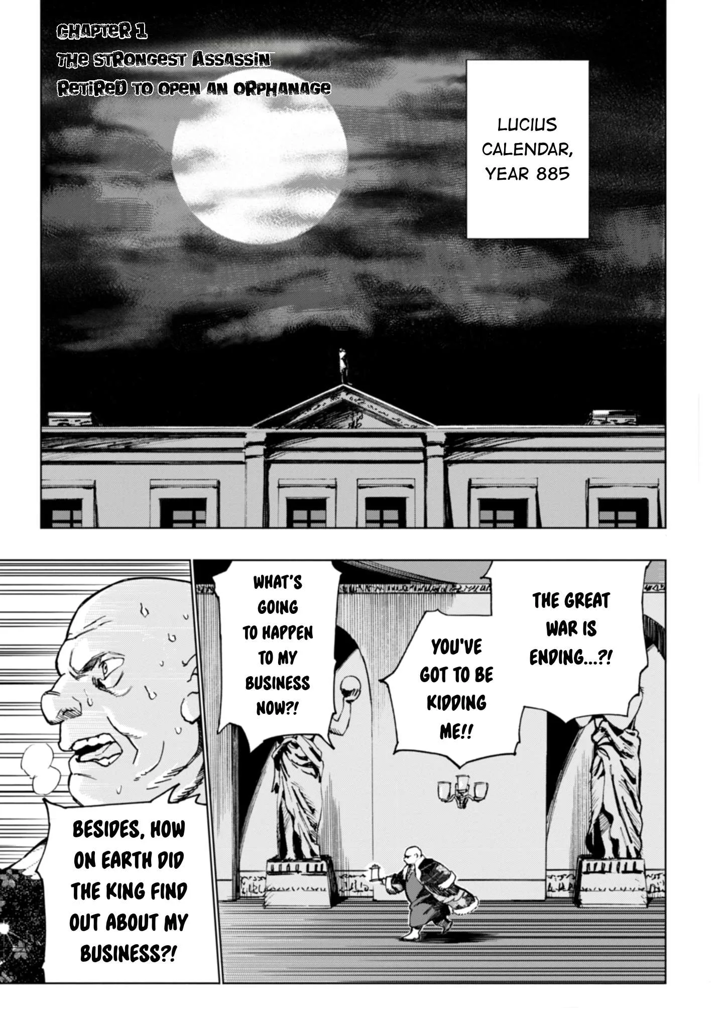 Moto Saikyou Ansatsusha wa Inaka de Hissori Shinpu ni Naru ~Dai-shusse Shita Oshiego-tachi ni Shitawareu Ossan ga An'yakusuru Hanashi~ Chapter 0 page 2