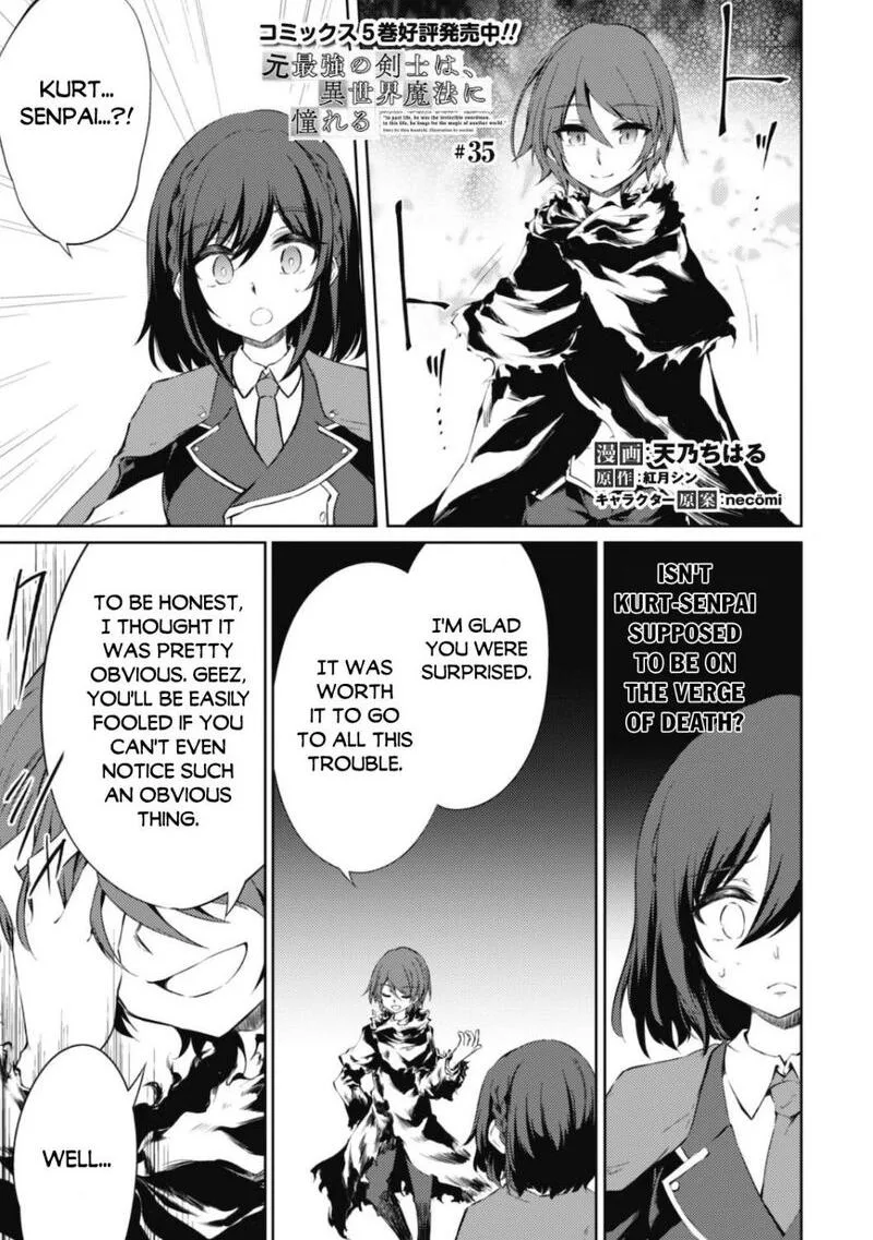 Moto Saikyou no Kenshi wa, Isekai Mahou ni Akogareru Chapter 35 page 2
