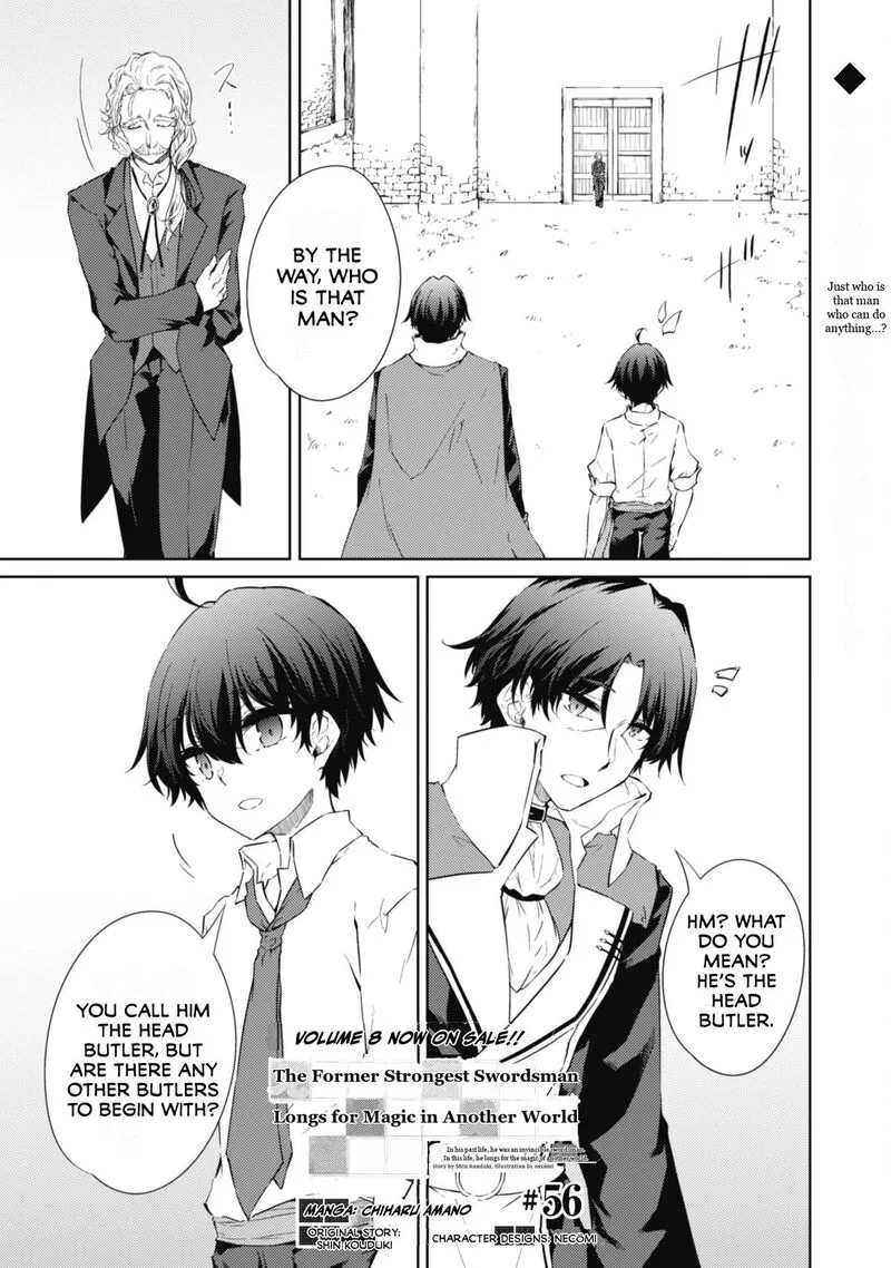 Moto Saikyou no Kenshi wa, Isekai Mahou ni Akogareru Chapter 56 page 2