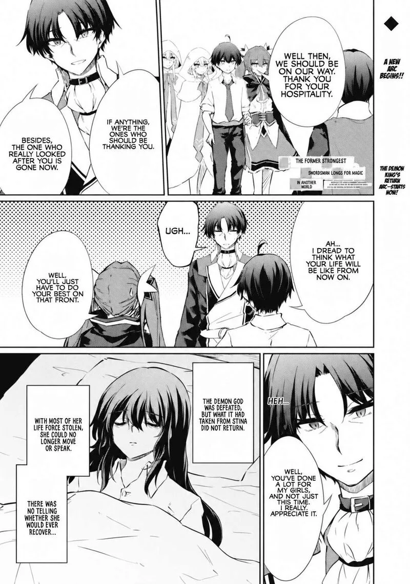 Moto Saikyou no Kenshi wa, Isekai Mahou ni Akogareru Chapter 60 page 1
