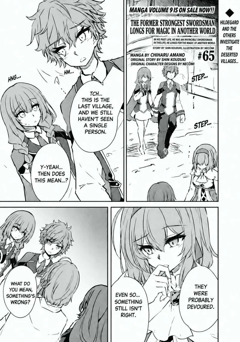 Moto Saikyou no Kenshi wa, Isekai Mahou ni Akogareru Chapter 65 page 1