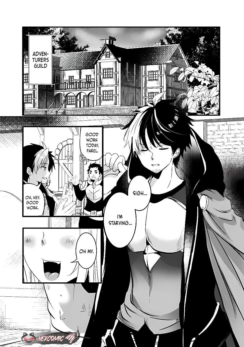 MOTO SEIKISHIDAN, IMA WA CHUKYU BOUKENSHA. MEIKYUU DE SUTE RARETA DOREI NI GOHAN EO TABE SASETARA NATSUKA REMASHITA Chapter 1 page 11