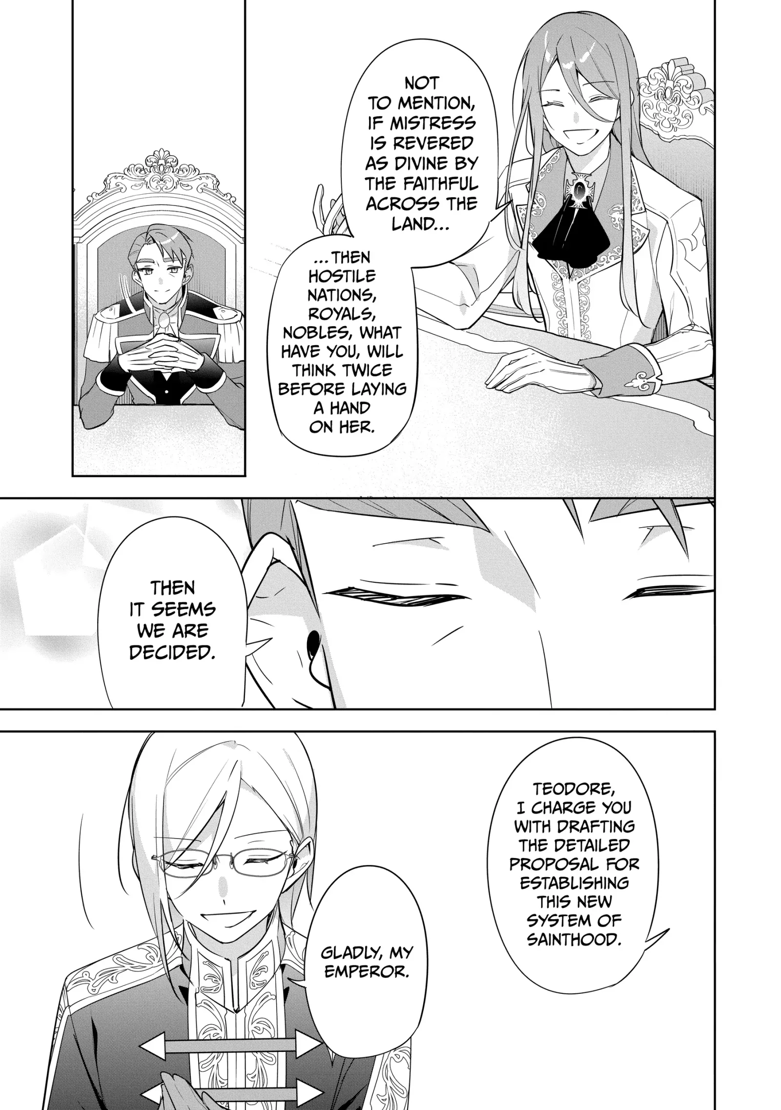 Mujikaku Seijo wa Kyou mo Muishiki ni Chikara wo Tarenagasu - Koushaku-ke no Ochikobore Reijou, Totsugisaki de Shiwase wo Tsukami Toru Chapter 25 page 17
