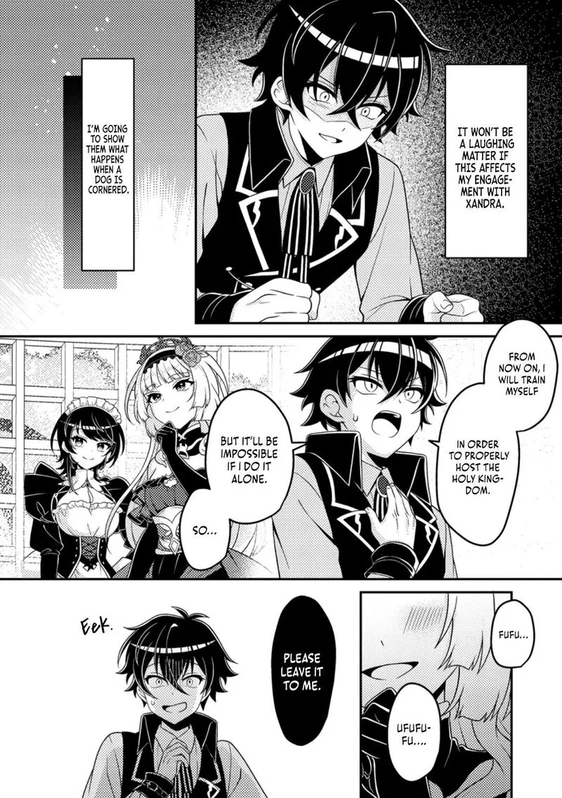 Munou no Akudou Ouji wa Ikinokoritai: Ren'ai RPG no Akuyaku Mob ni Tensei Shita kedo, Gensaku Mushi Shite Saikyou o Mezasu Chapter 10.2 page 11