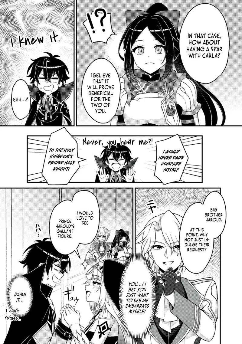 Munou no Akudou Ouji wa Ikinokoritai: Ren'ai RPG no Akuyaku Mob ni Tensei Shita kedo, Gensaku Mushi Shite Saikyou o Mezasu Chapter 11 page 23