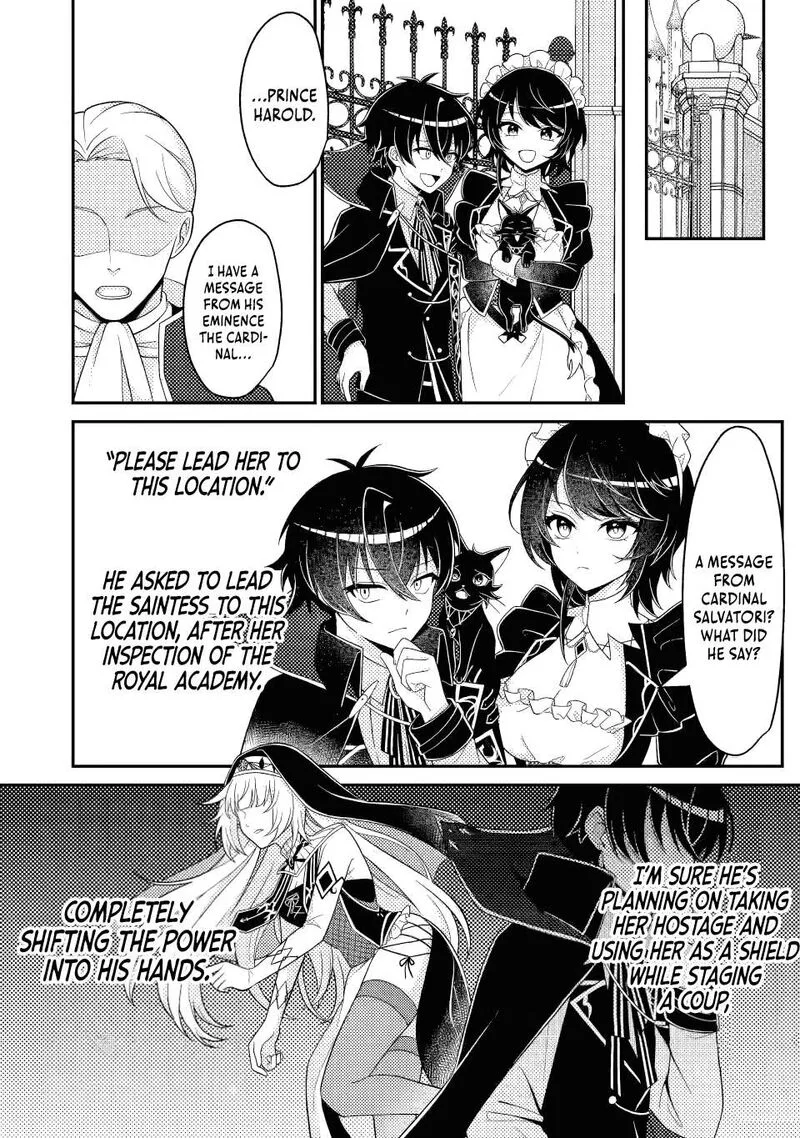 Munou no Akudou Ouji wa Ikinokoritai: Ren'ai RPG no Akuyaku Mob ni Tensei Shita kedo, Gensaku Mushi Shite Saikyou o Mezasu Chapter 14.3 page 1