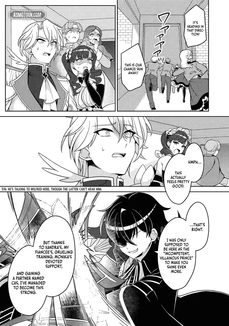 Munou no Akudou Ouji wa Ikinokoritai: Ren'ai RPG no Akuyaku Mob ni Tensei Shita kedo, Gensaku Mushi Shite Saikyou o Mezasu Chapter 15.3 page 2